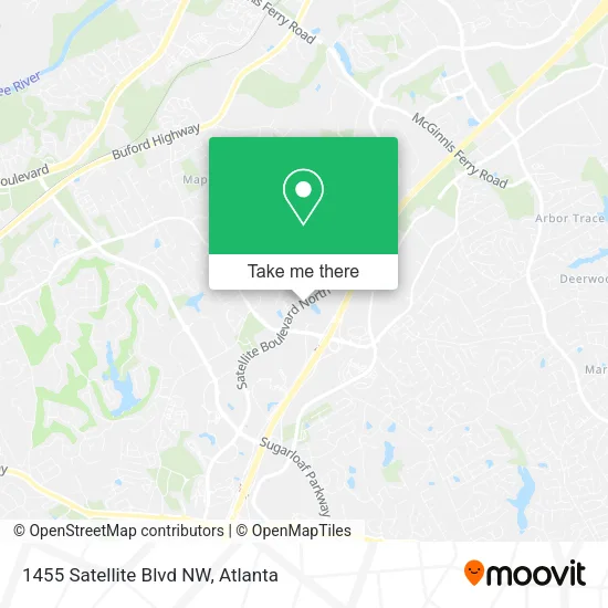 1455 Satellite Blvd NW map