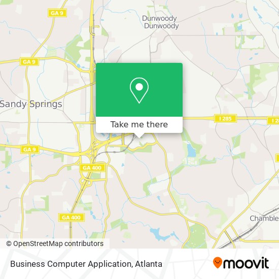 Business Computer Application map