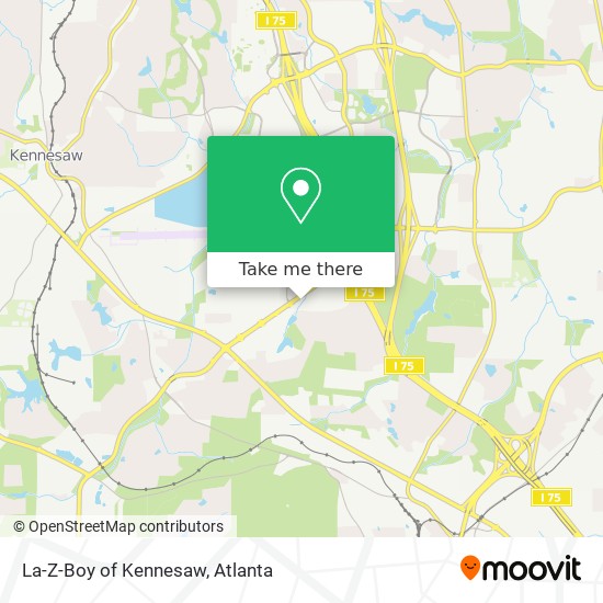 La-Z-Boy of Kennesaw map