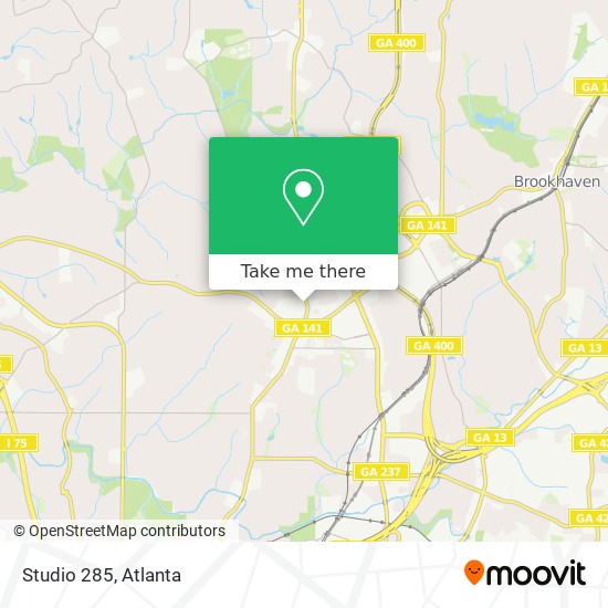 Studio 285 map