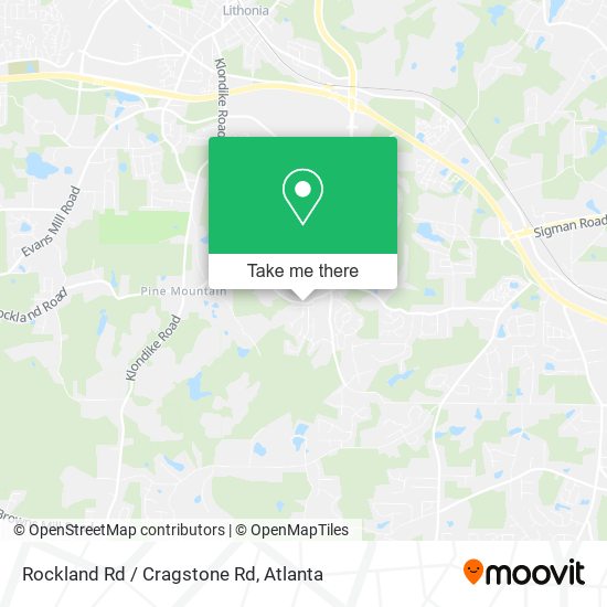 Rockland Rd / Cragstone Rd map