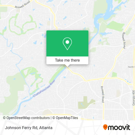 Johnson Ferry Rd map