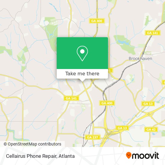 Cellairus Phone Repair map