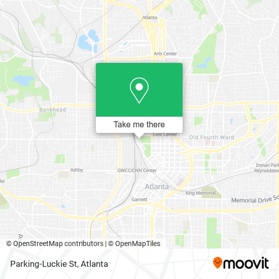 Parking-Luckie St map