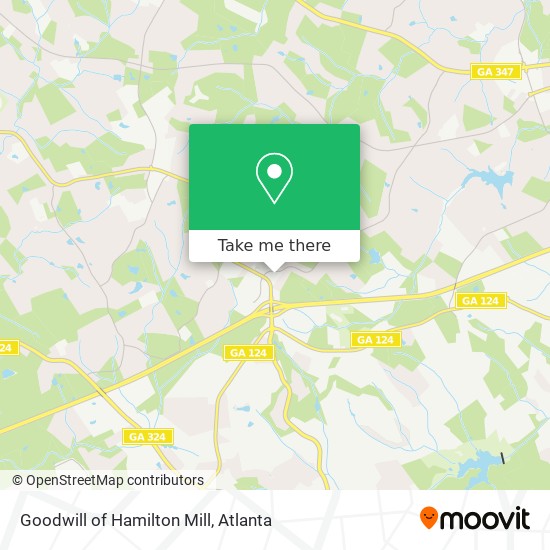 Mapa de Goodwill of Hamilton Mill