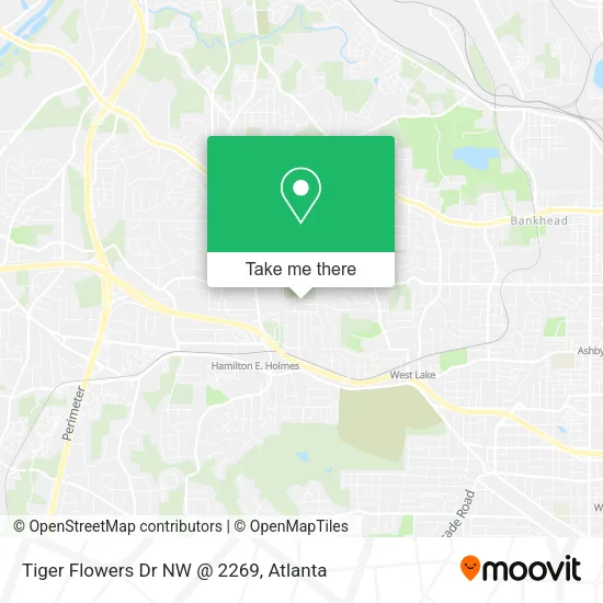 Mapa de Tiger Flowers Dr NW @ 2269