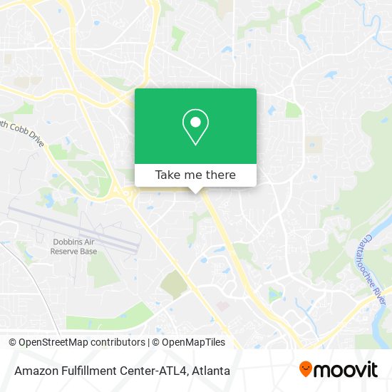 Mapa de Amazon Fulfillment Center-ATL4