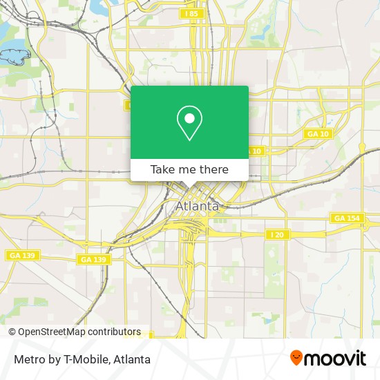 Metro by T-Mobile map