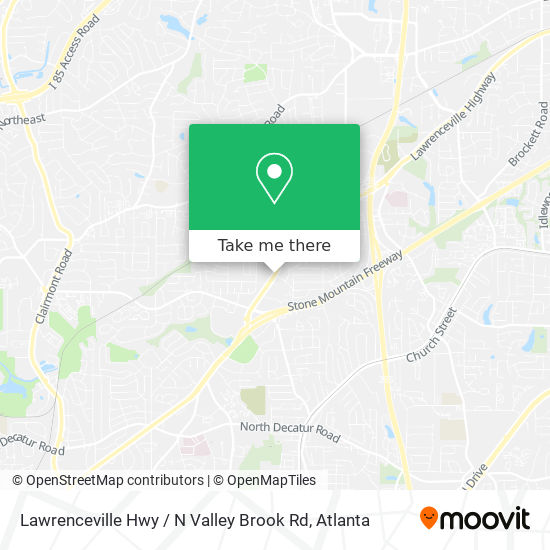 Lawrenceville Hwy / N Valley Brook Rd map