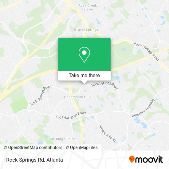 Rock Springs Rd map