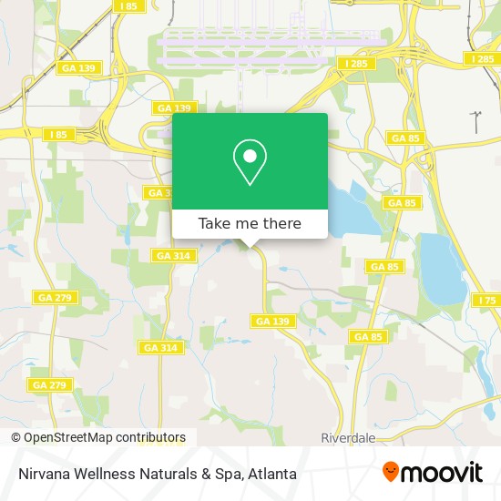 Mapa de Nirvana Wellness Naturals & Spa