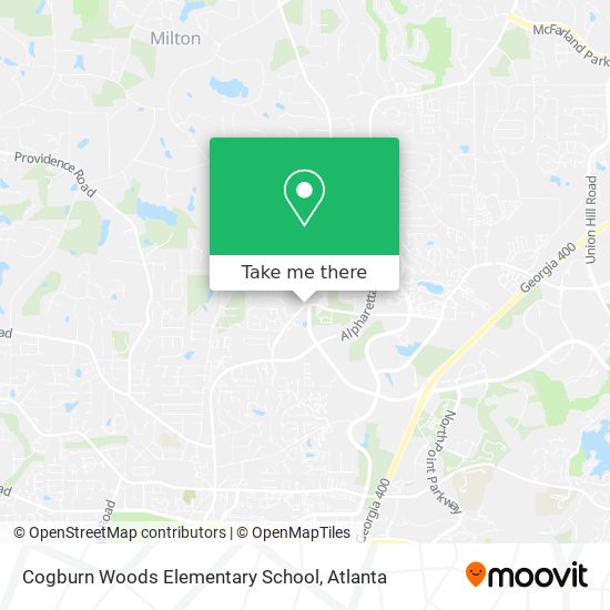 Mapa de Cogburn Woods Elementary School