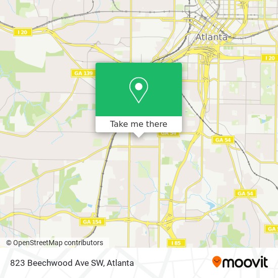 823 Beechwood Ave SW map