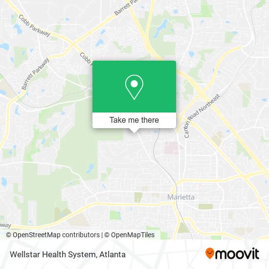 Mapa de Wellstar Health System