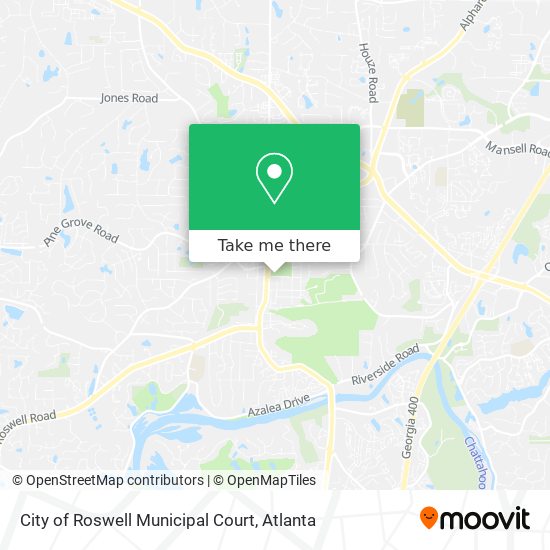 City of Roswell Municipal Court map