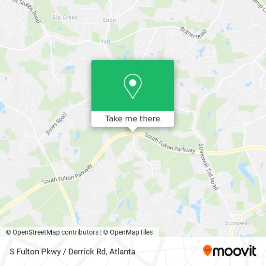 Mapa de S Fulton Pkwy / Derrick Rd