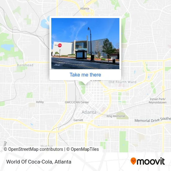 World Of Coca-Cola map