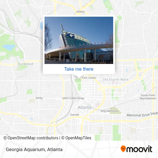 Mapa de Georgia Aquarium