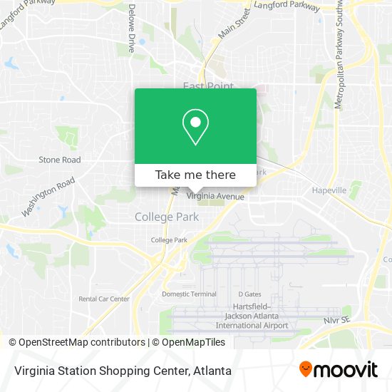 Virginia Station Shopping Center map