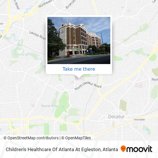 Mapa de Children's Healthcare Of Atlanta At Egleston