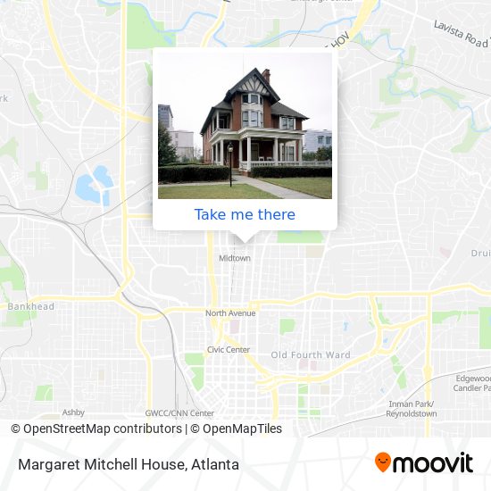 Mapa de Margaret Mitchell House