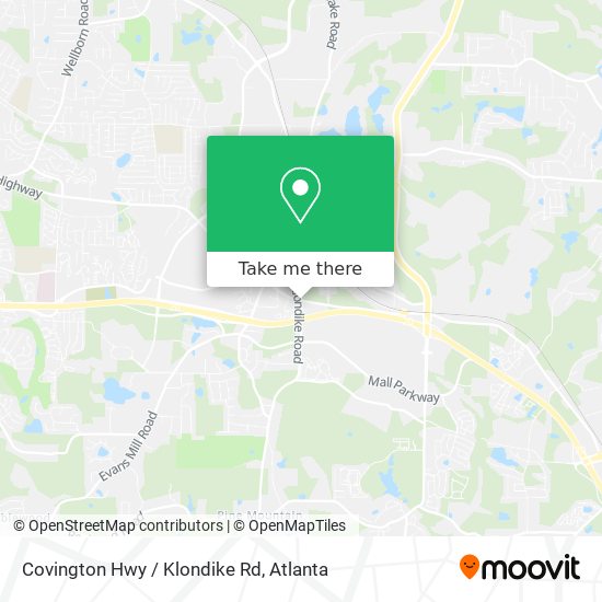 Covington Hwy / Klondike Rd map