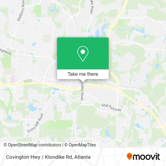 Mapa de Covington Hwy / Klondike Rd