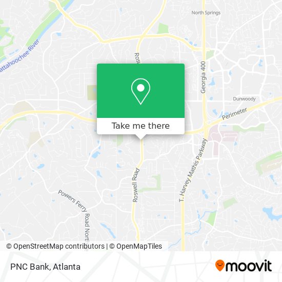 PNC Bank map