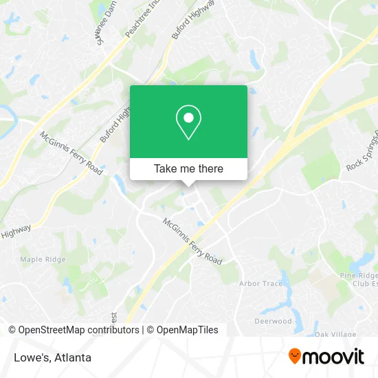 Lowe's map