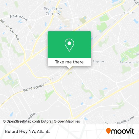 Buford Hwy NW map