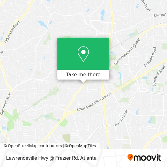 Lawrenceville Hwy @ Frazier Rd map