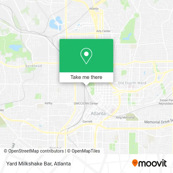 Yard Milkshake Bar map