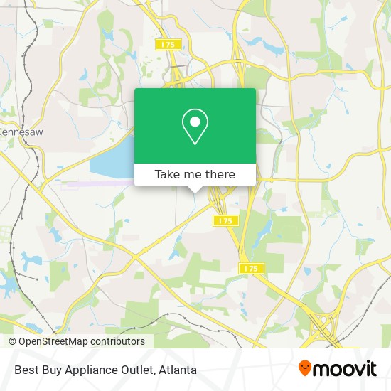 Mapa de Best Buy Appliance Outlet