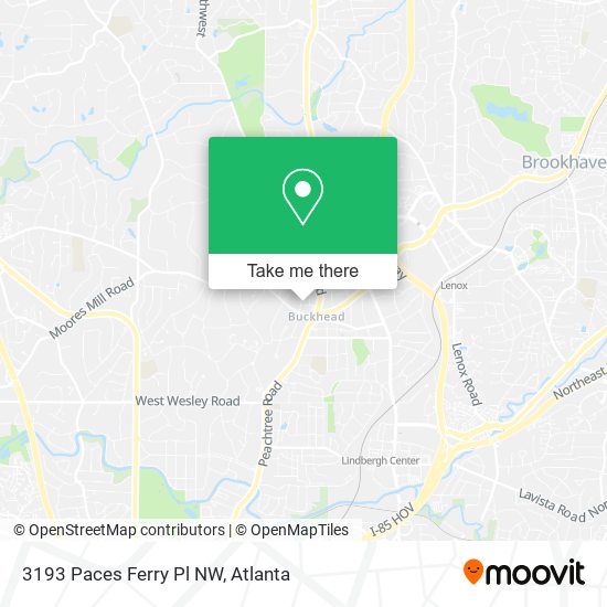 3193 Paces Ferry Pl NW map