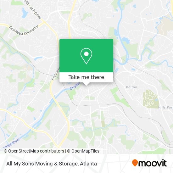 All My Sons Moving & Storage map