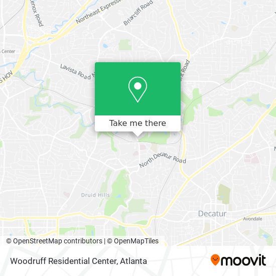 Mapa de Woodruff Residential Center