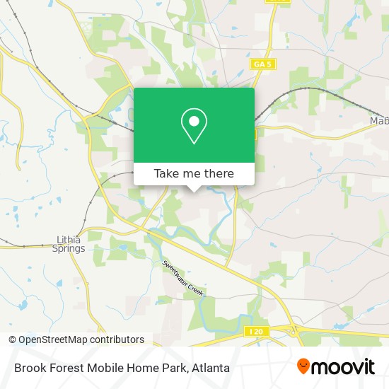 Mapa de Brook Forest Mobile Home Park