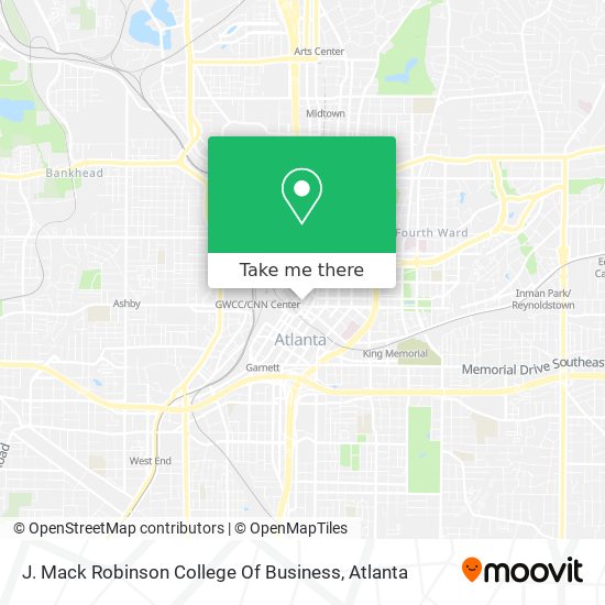 Mapa de J. Mack Robinson College Of Business