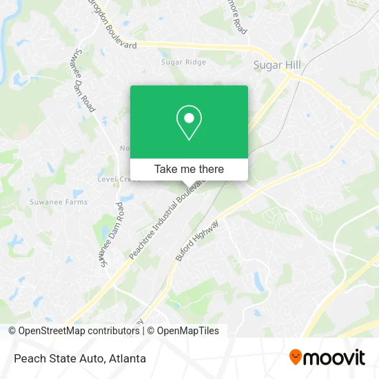 Mapa de Peach State Auto