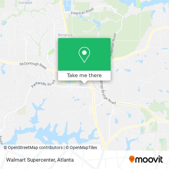 Walmart Supercenter map