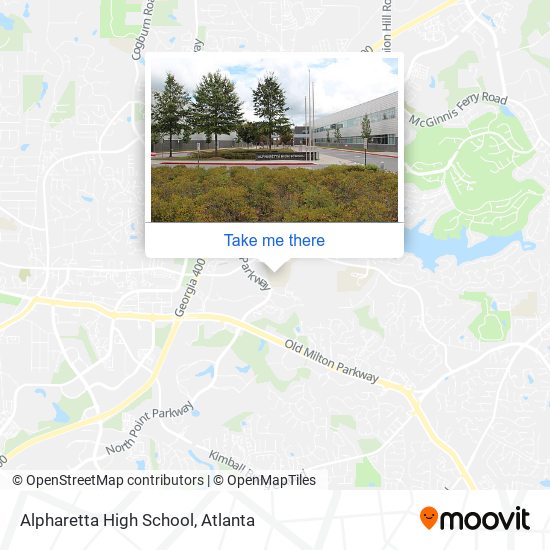 Mapa de Alpharetta High School