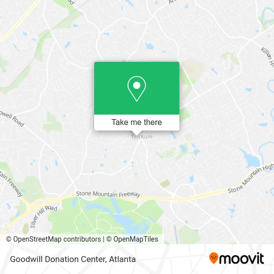 Goodwill Donation Center map