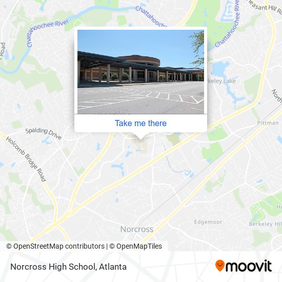 Mapa de Norcross High School