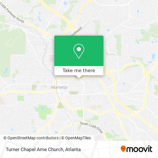 Turner Chapel Ame Church map