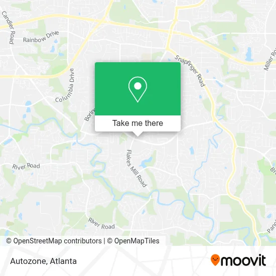 Autozone map