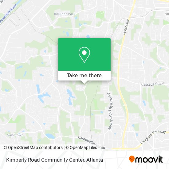 Kimberly Road Community Center map