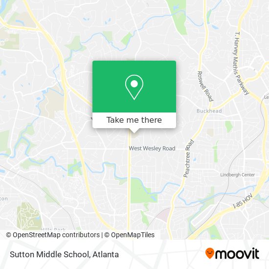 Sutton Middle School map