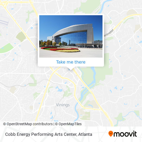 Cobb Energy Performing Arts Center map