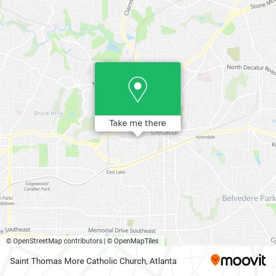 Mapa de Saint Thomas More Catholic Church