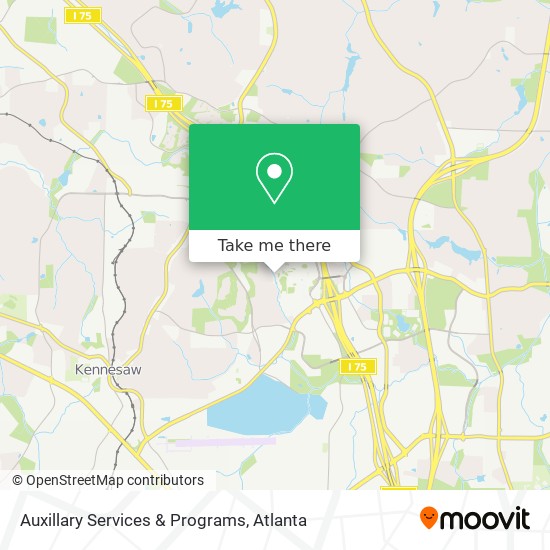 Auxillary Services & Programs map